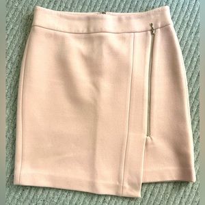 White House Black Market lined knit skirt 00 Baby Pink